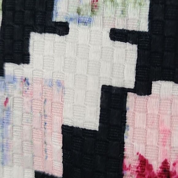 White House Black Market Houndstooth Mixed Print Pencil Skirt Twill Office Wear - Picture 8 of 10